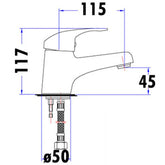Acl Mina Basin Mixer
